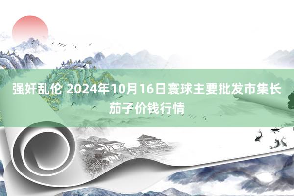 强奸乱伦 2024年10月16日寰球主要批发市集长茄子价钱行情