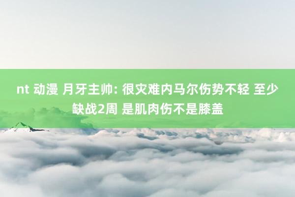 nt 动漫 月牙主帅: 很灾难内马尔伤势不轻 至少缺战2周 是肌肉伤不是膝盖