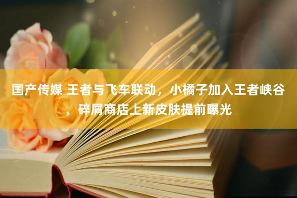 国产传媒 王者与飞车联动，小橘子加入王者峡谷，碎屑商店上新皮肤提前曝光