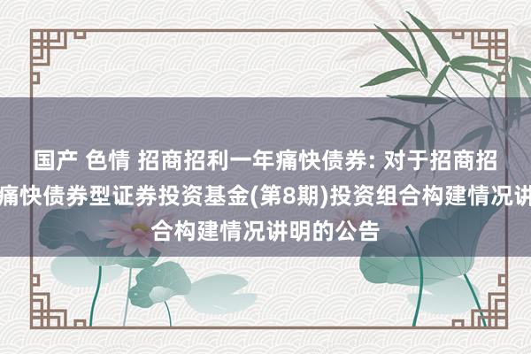 国产 色情 招商招利一年痛快债券: 对于招商招利一年期痛快债券型证券投资基金(第8期)投资组合构建情况讲明的公告