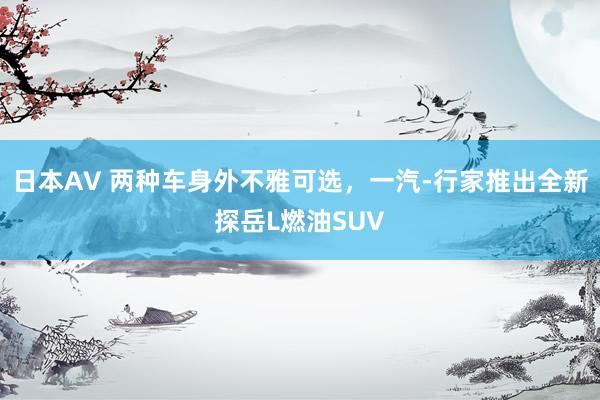 日本AV 两种车身外不雅可选，一汽-行家推出全新探岳L燃油SUV