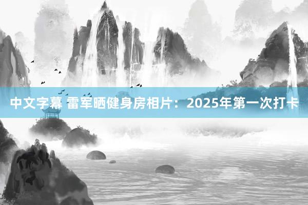 中文字幕 雷军晒健身房相片：2025年第一次打卡